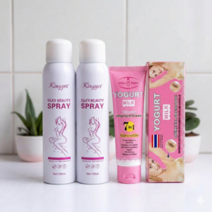 Kingyes Hair Removal Spray 2 pcs(1 pcs Underarms cream free)